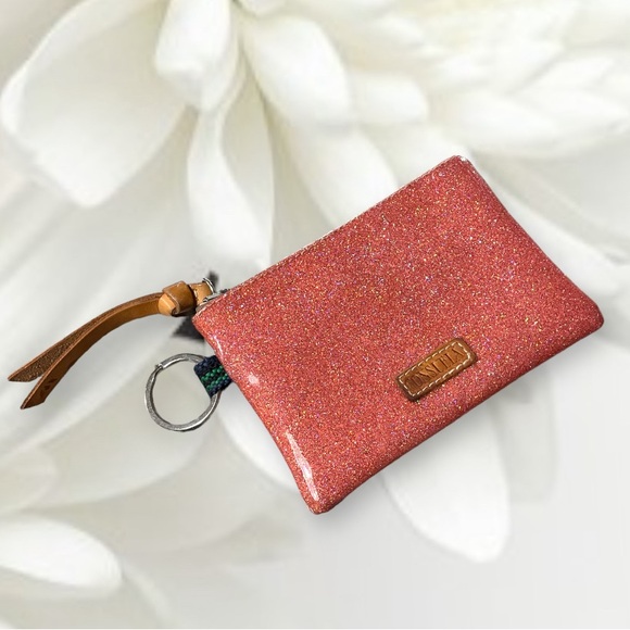 Consuela Handbags - Consuela Adrian Pouch Pink Glitter